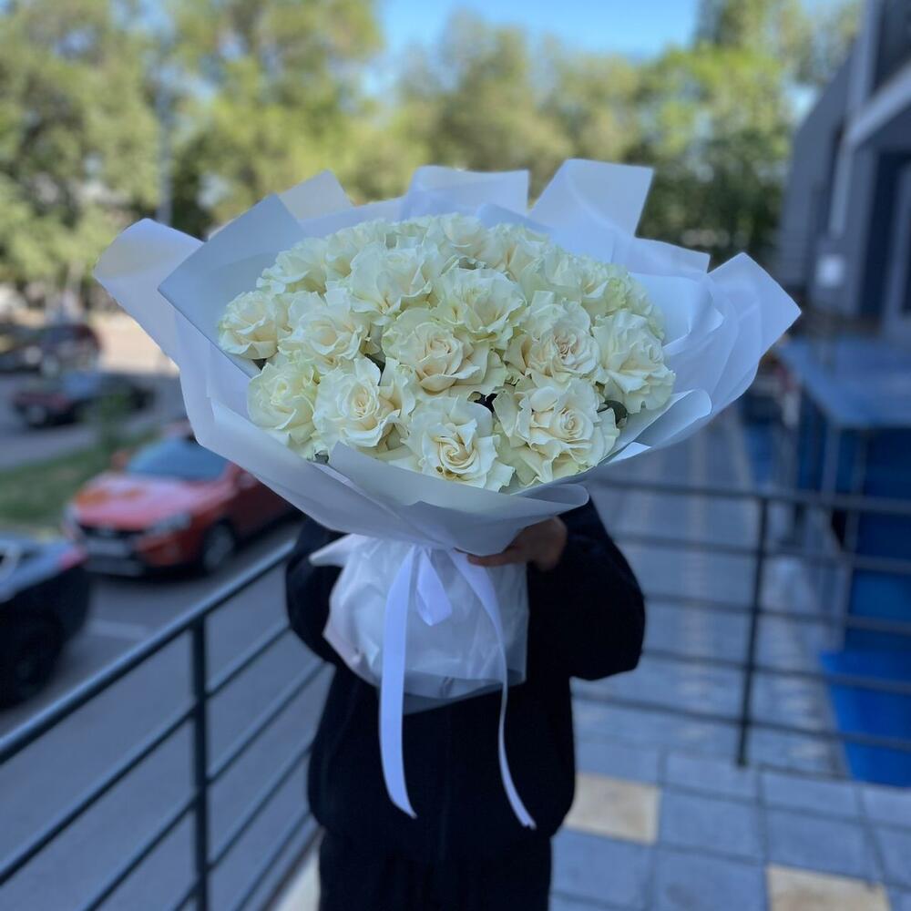 Букет Белоснежка с Французкой Розой